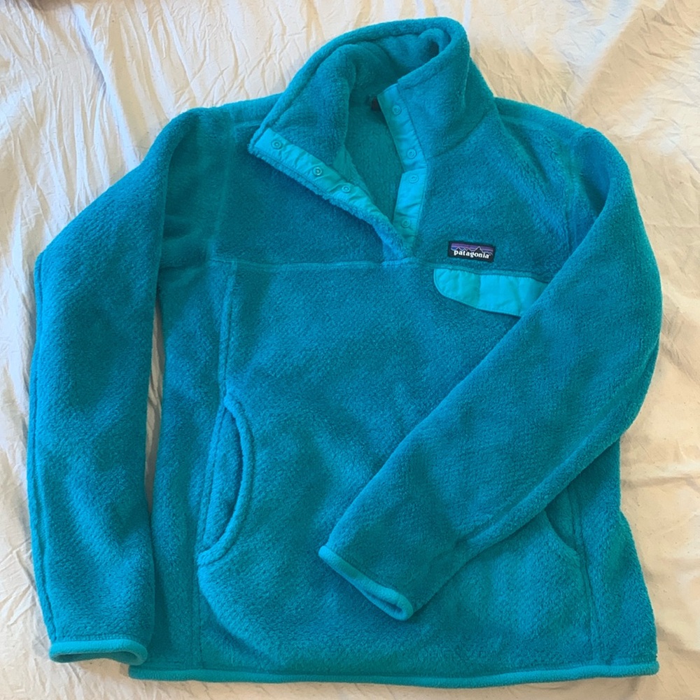 Patagonia Synchilla Snap-T Fleece Pullover – Teal – Women’s